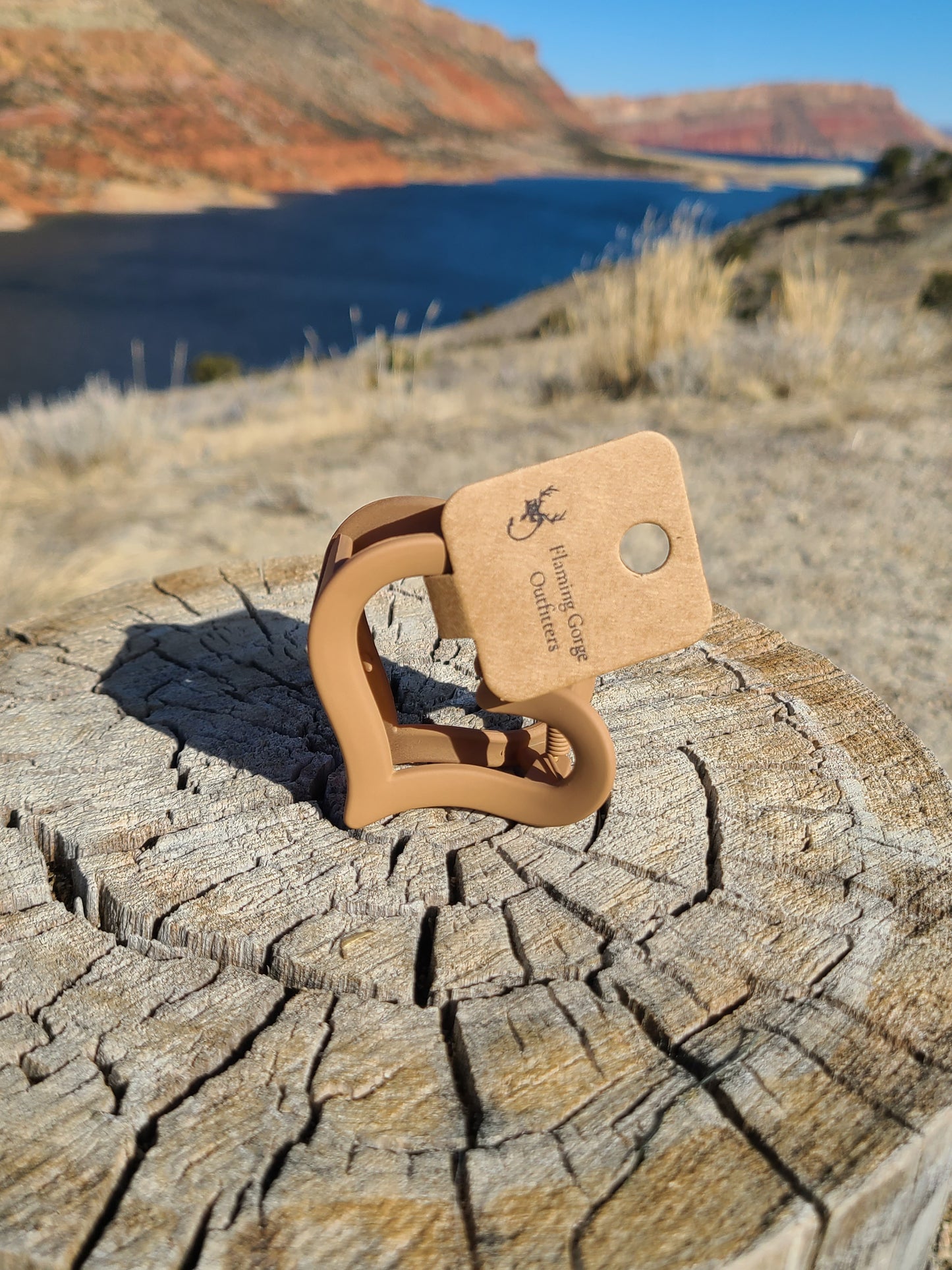 Sand Heart Claw Clip