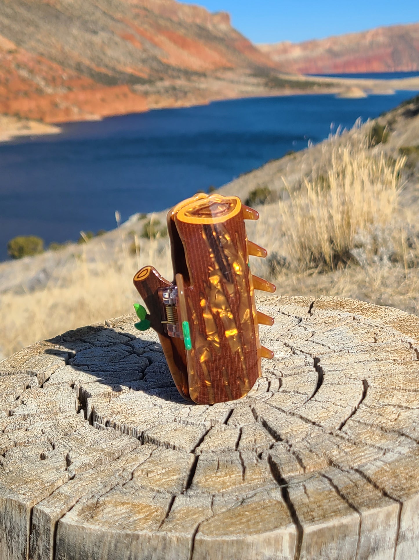 Tree Log Claw Clip