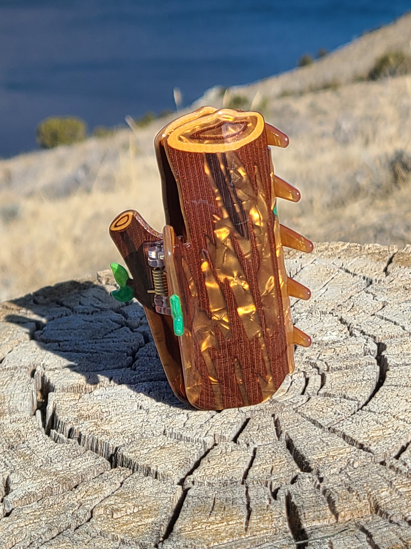 Tree Log Claw Clip