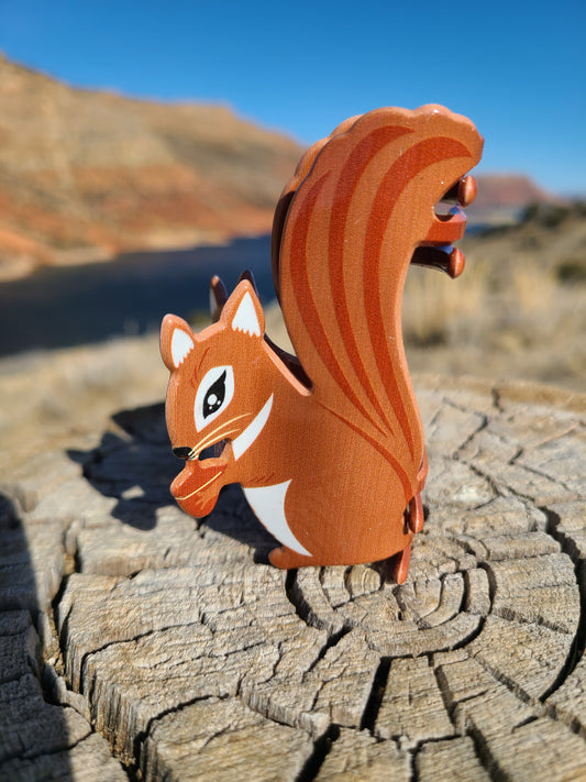 Squirrel hair clip